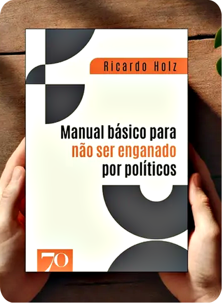 Capa do livro Manual Para Não Ser Enganado Por Político